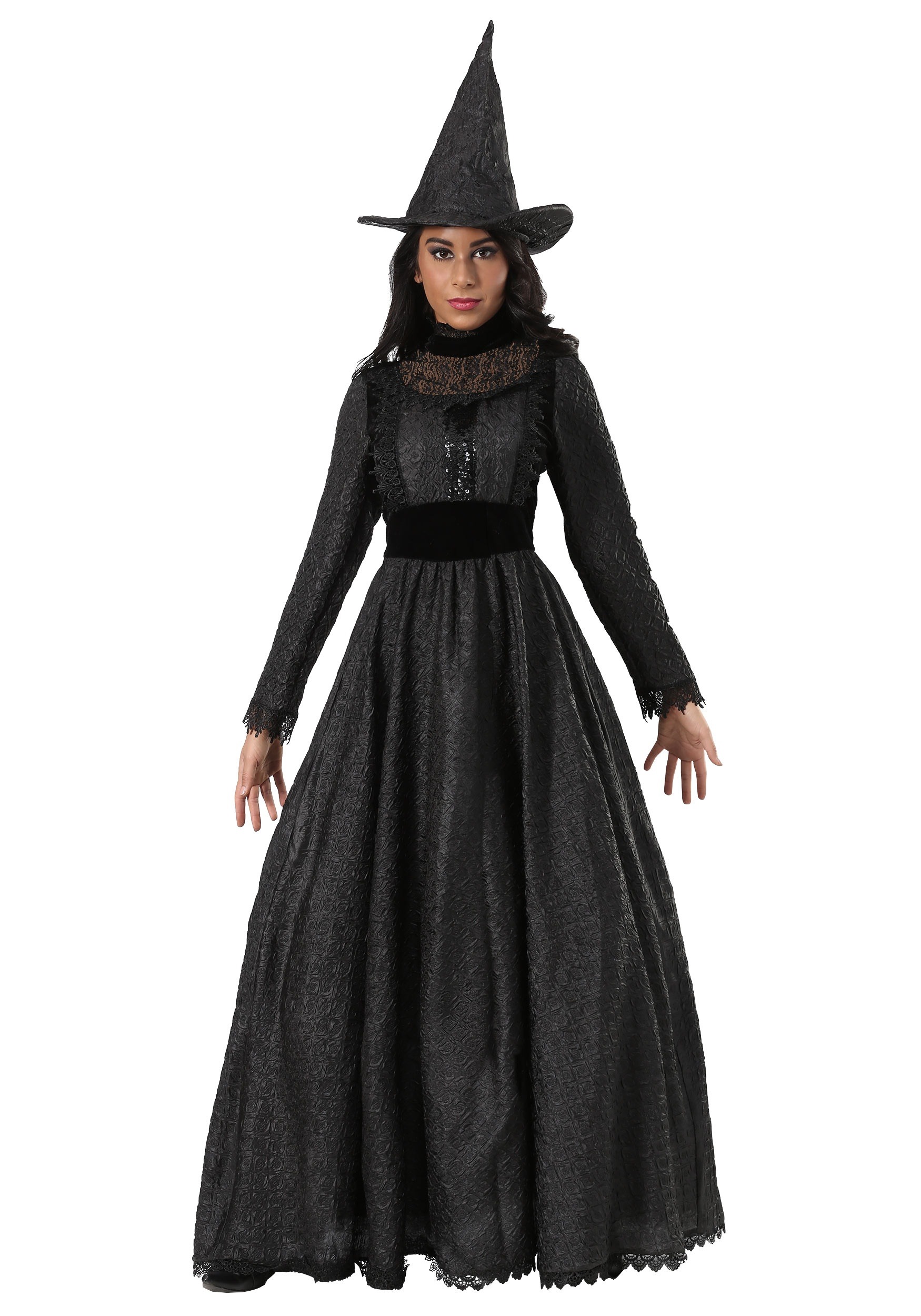 Image of Deluxe Plus Size Dark Witch Costume for Women ID FUN6695PL-1X