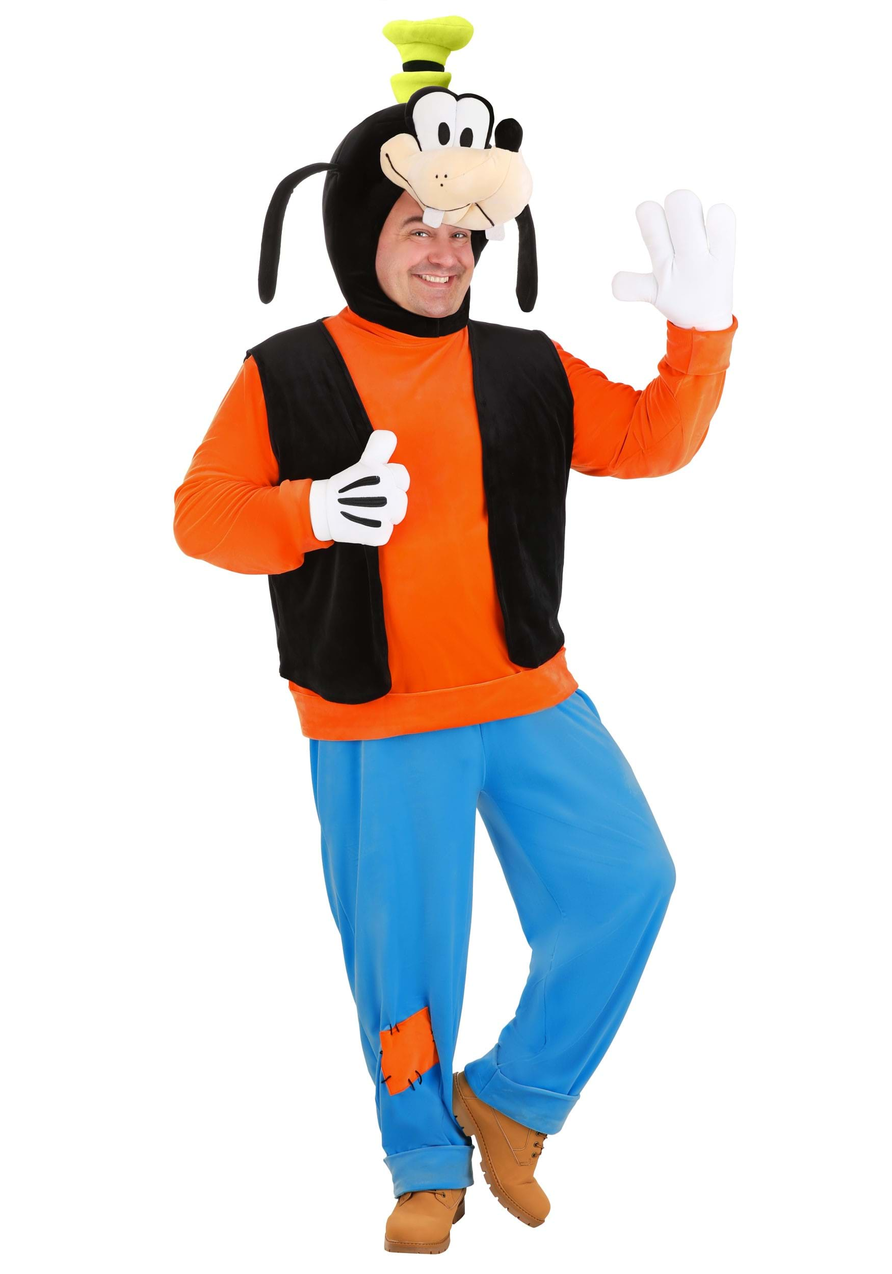 Image of Deluxe Plus Size Men's Goofy Costume ID FUN3358PL-2X