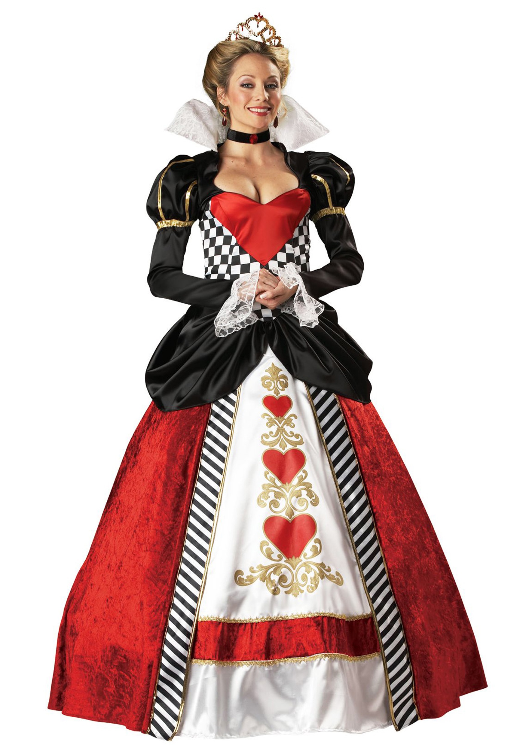 Image of Deluxe Queen of Hearts Adult Costume ID IN1037-M