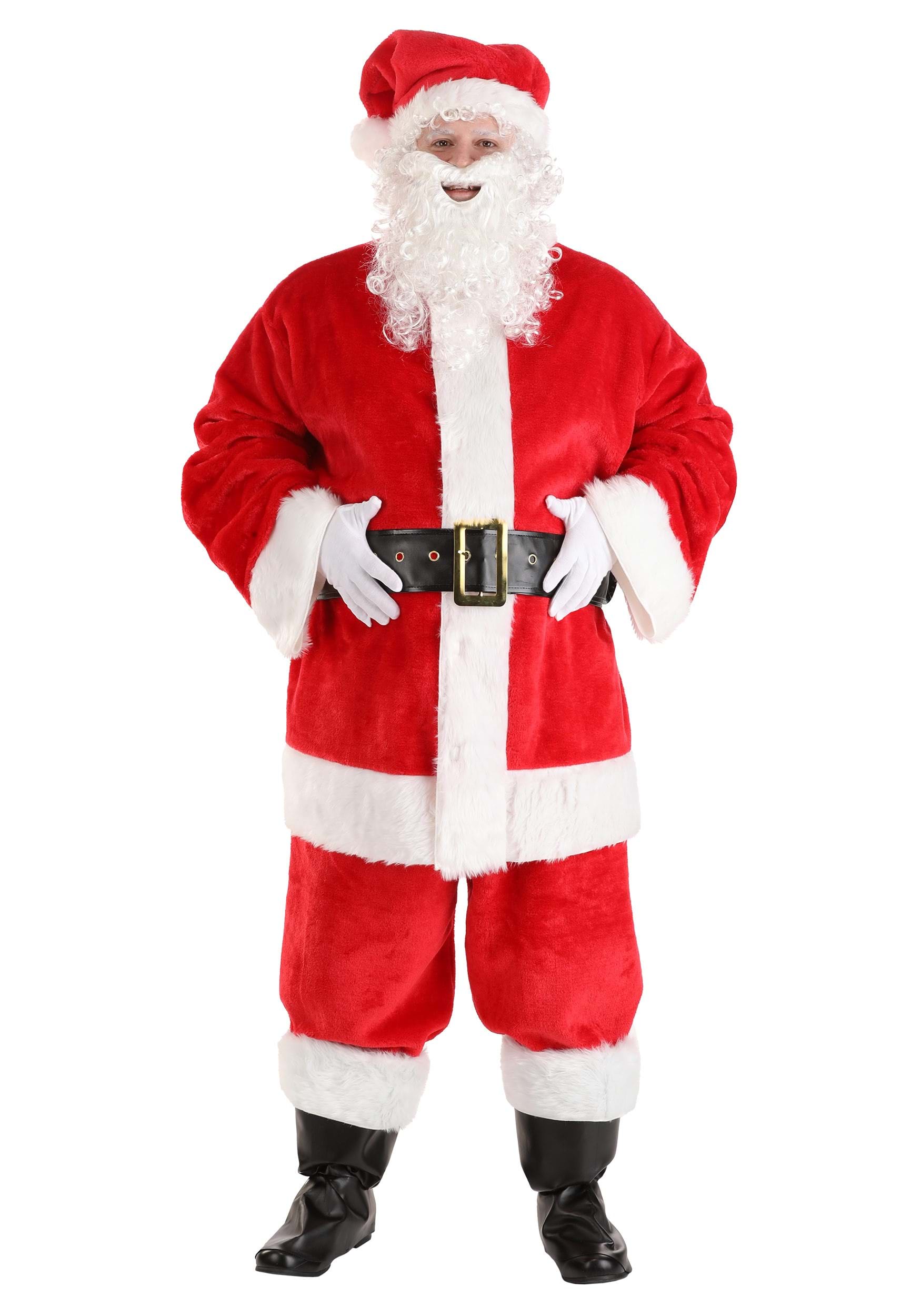 Image of Deluxe Red Santa Claus Plus Size Costume ID FUN1847PL-6X/7X