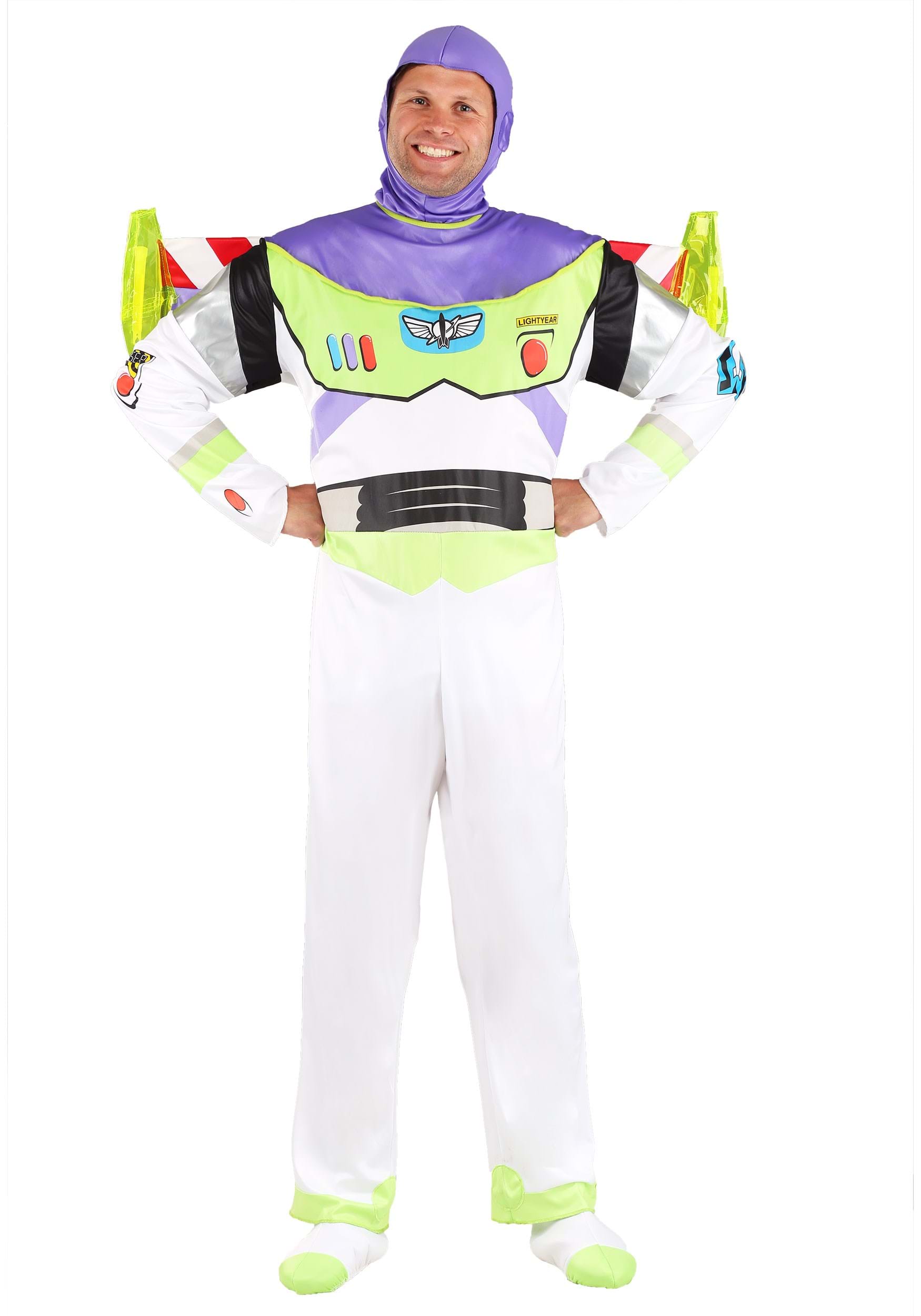 Image of Deluxe Toy Story Buzz Lightyear Men's Costume | Disney Costumes ID DI50549-3X