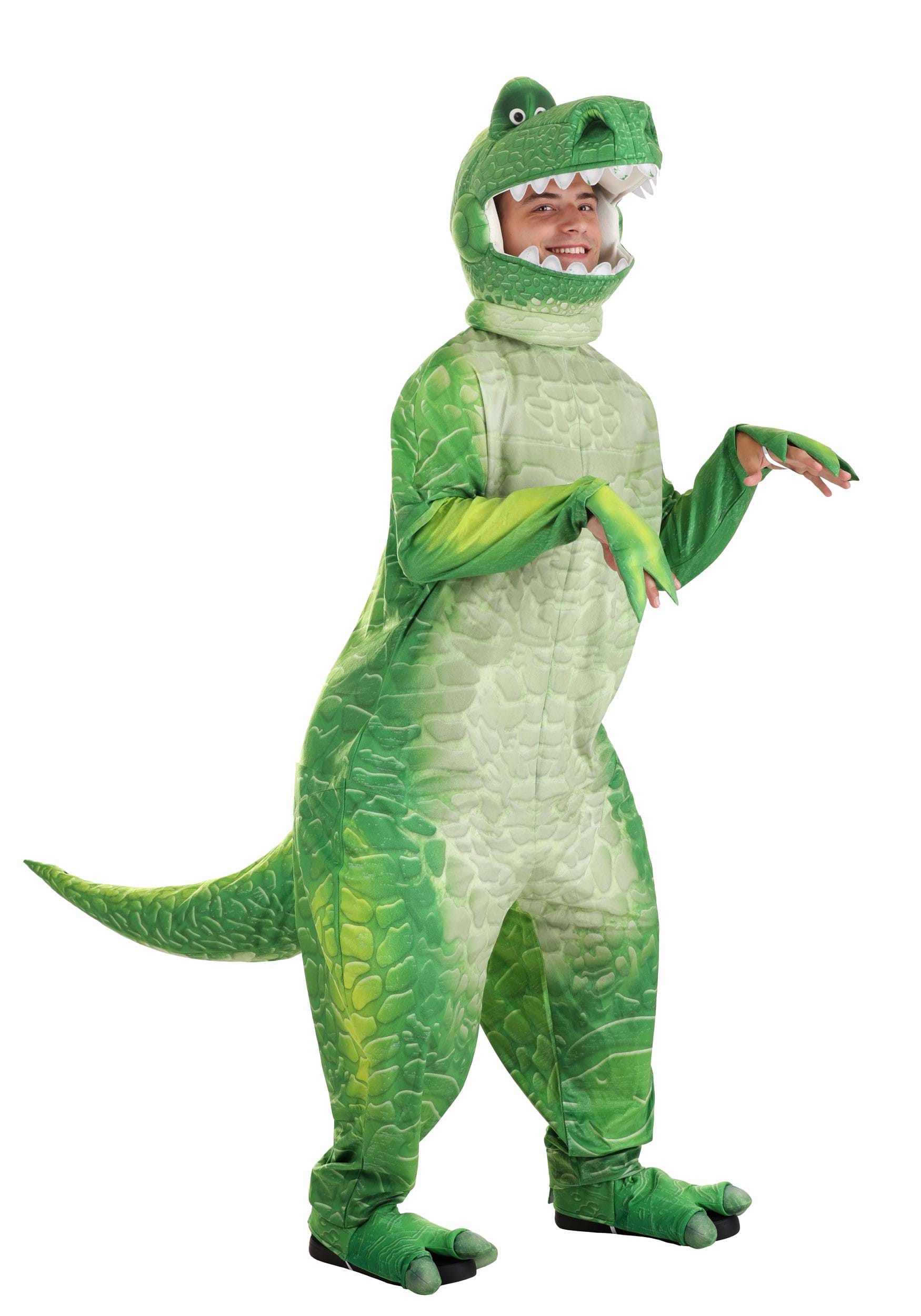 Image of Deluxe Toy Story Rex Costume for Adults ID FUN3384AD-S