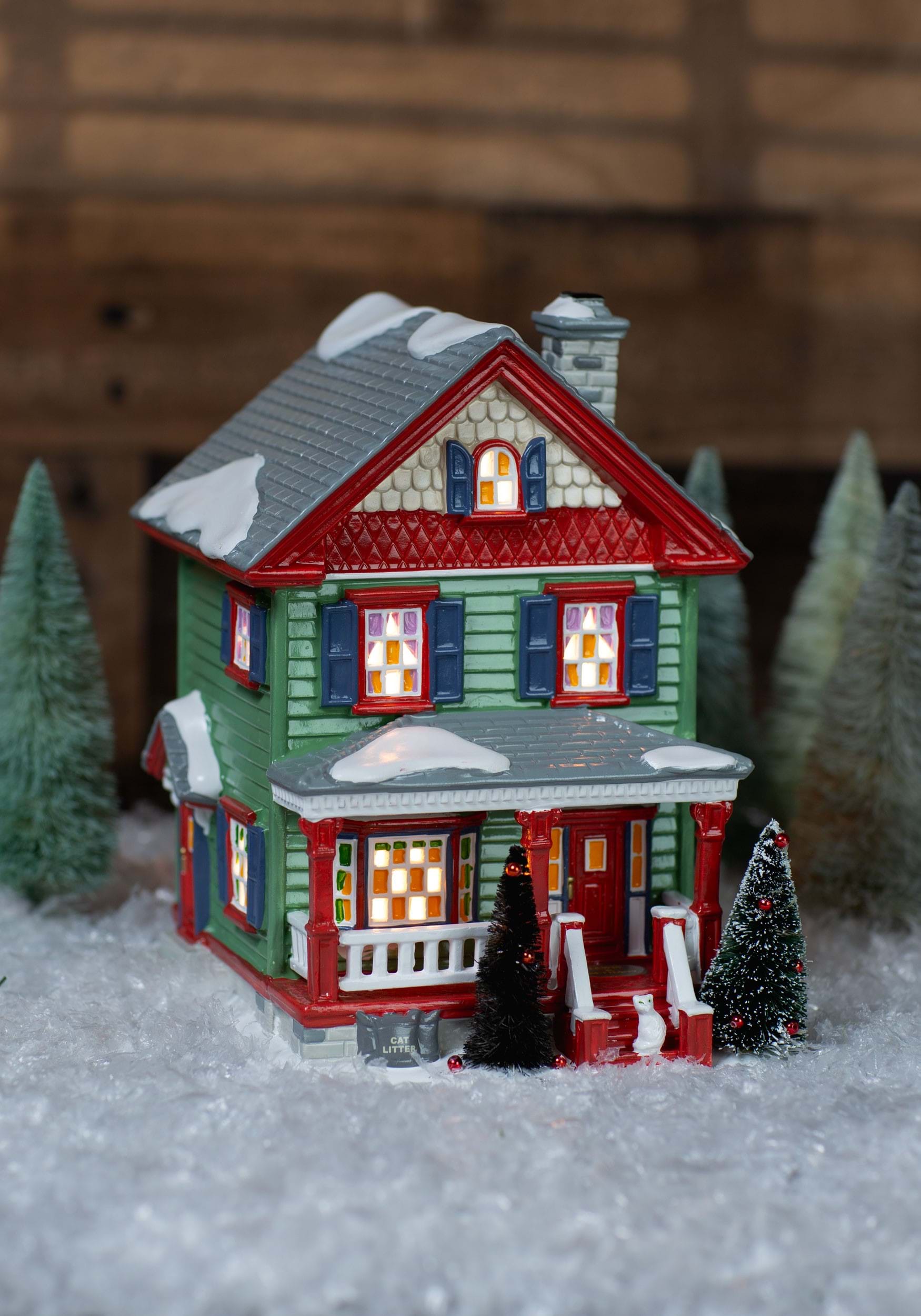 Image of Department 56 Christmas Vacation Aunt Bethany's House Lighted Building Snow Village