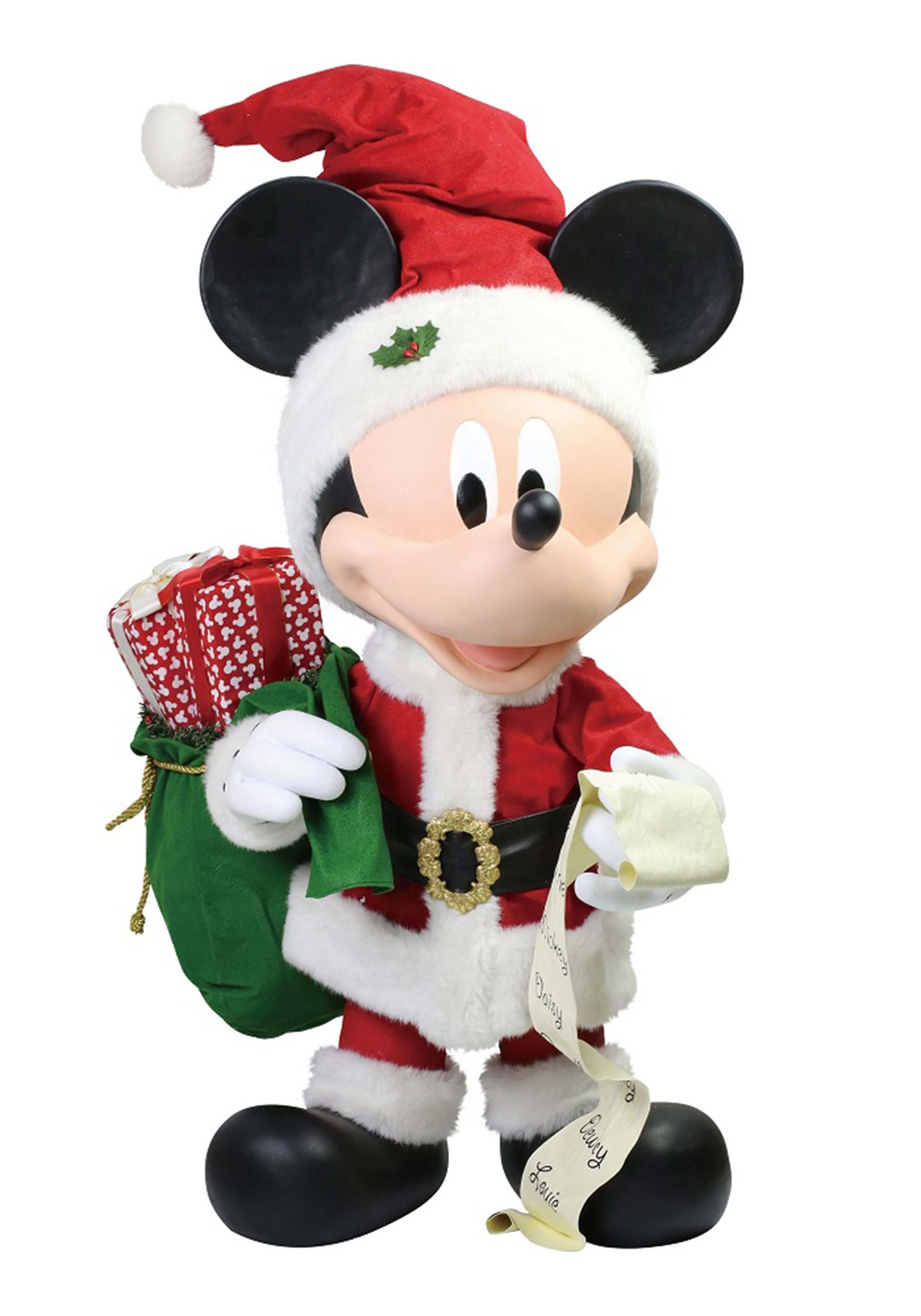 Image of Department 56 Department 56 Merry Mickey Mouse Santa Figure