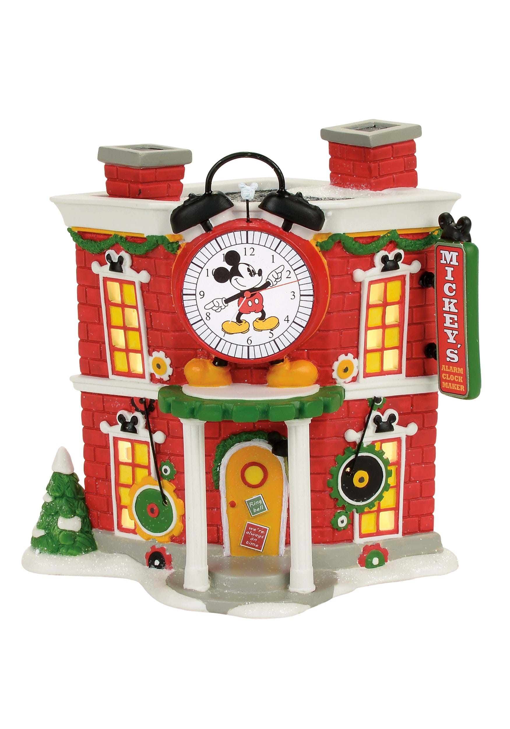 Image of Department 56 Department 56- Mickey's Alarm Clock Shop