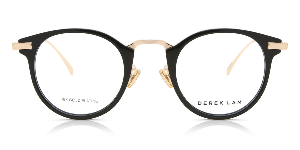 Image of Derek Lam DL281 BLK Óculos de Grau Pretos Masculino BRLPT