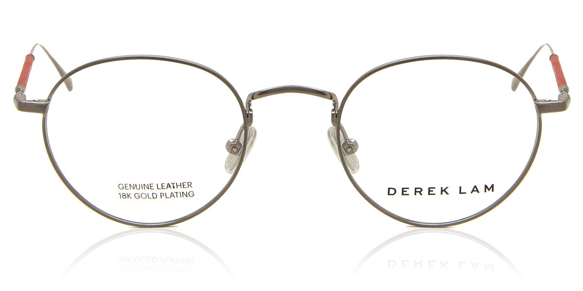 Image of Derek Lam DL285 LGNRD 47 Gunmetal Glasögon (Endast Båge) Män SEK