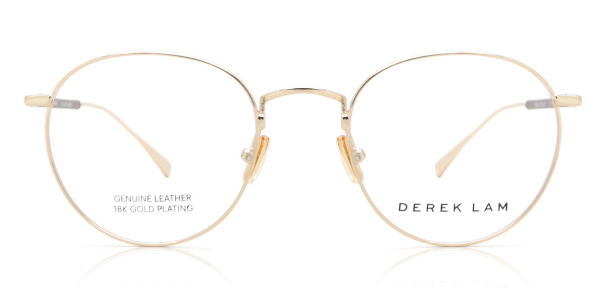 Image of Derek Lam DL286 PGDBN 50 Złote Męskie Okulary Korekcyjne PL