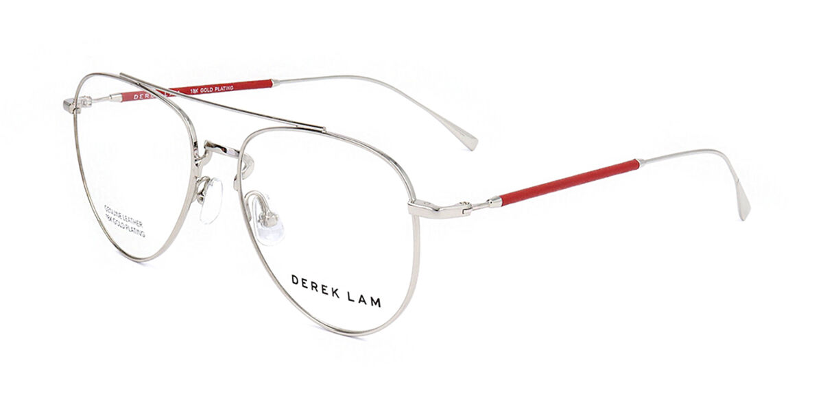 Image of Derek Lam DL290 SILRD 53 Srebrne Męskie Okulary Korekcyjne PL