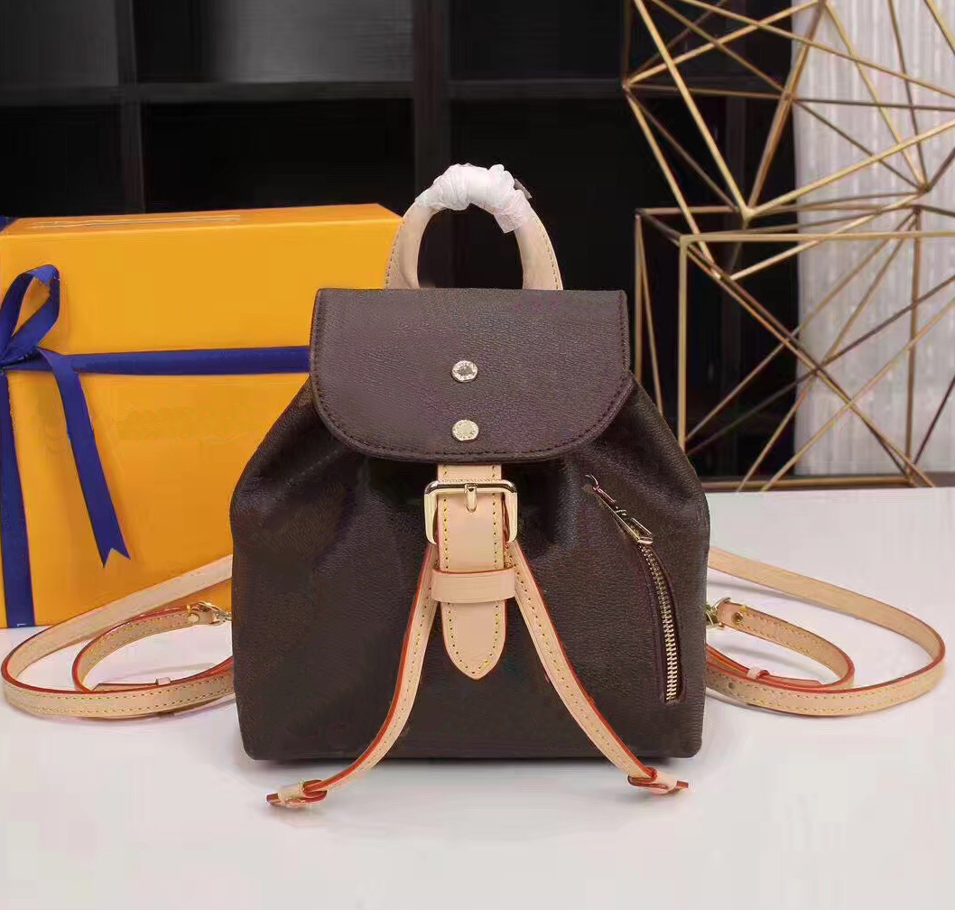 Image of Designer Women Leather Handbag Purse Lady Fashion Backpack Shoulder Bag Handbags Presbyopic Small Package Messenger Bags