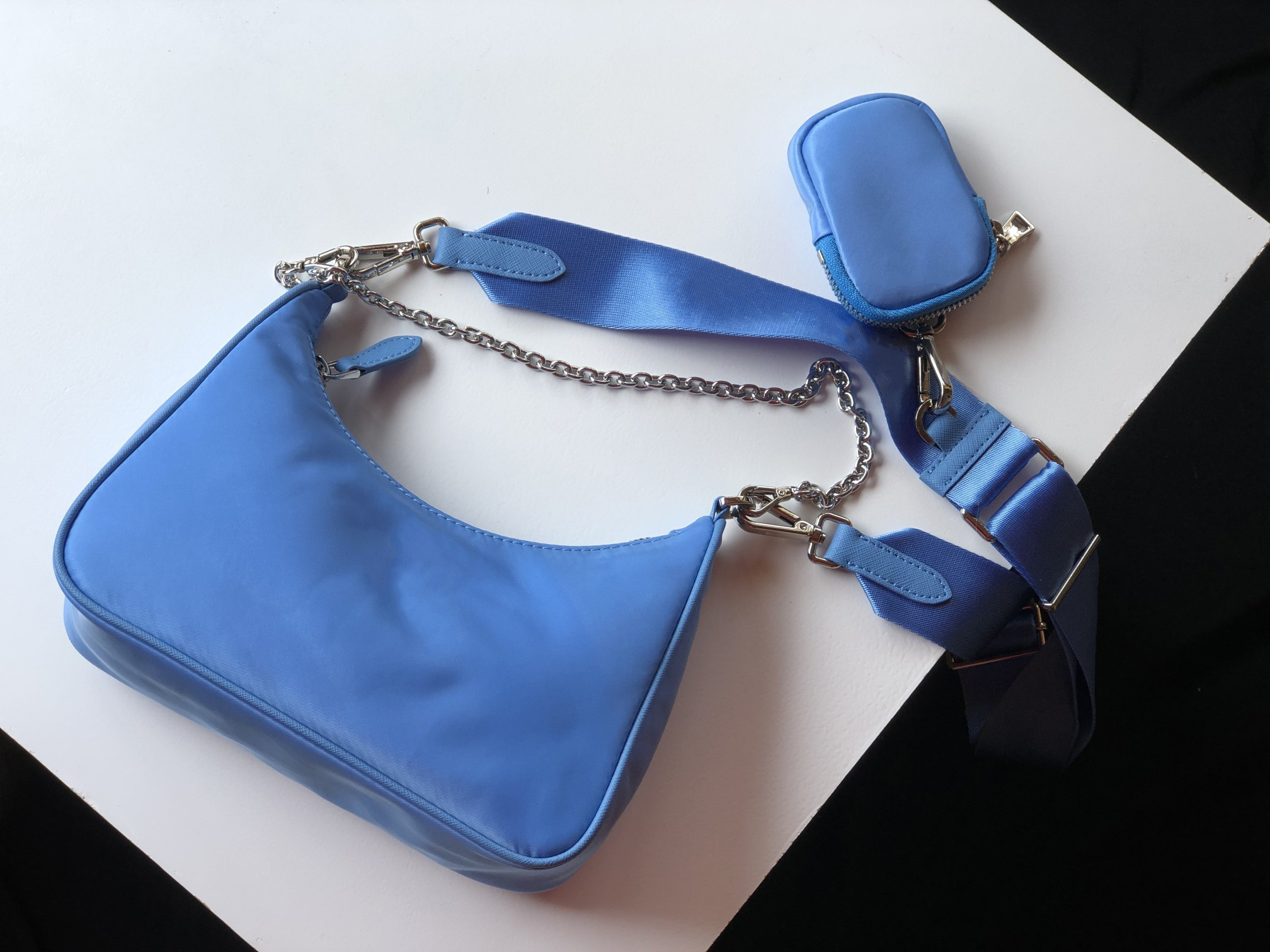 Image of Designer bags handbags for women luxury shoulder bag lady Chest pack lady Composite Tote chains canvas handbag purse messenger hobo 3 in 1 v