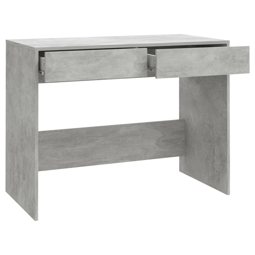 Image of Desk Concrete Gray 398"x197"x301" Chipboard