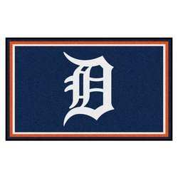 Image of Detroit Tigers Floor Rug - 4x6