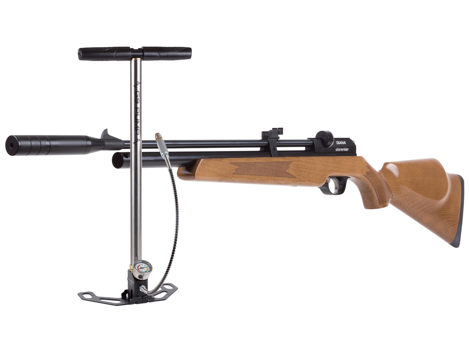 Image of Diana Stormrider Multi-shot PCP Air Rifle and HPA Pump Kit 0177 ID 819024016986