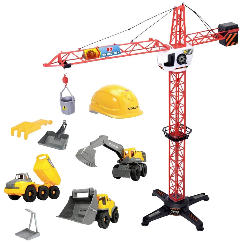 Image of Dickie Toys Heavy-duty vehicle Assembled Crane
