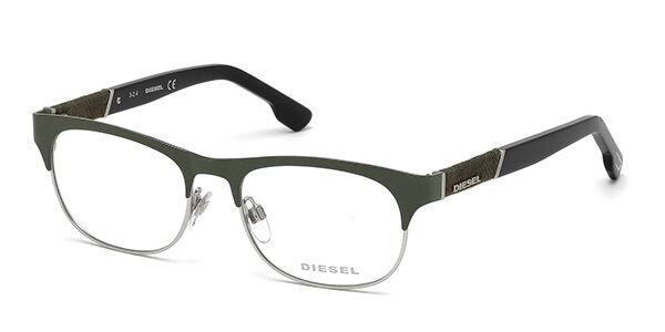 Image of Diesel DL5125 097 Óculos de Grau Verdes Masculino BRLPT