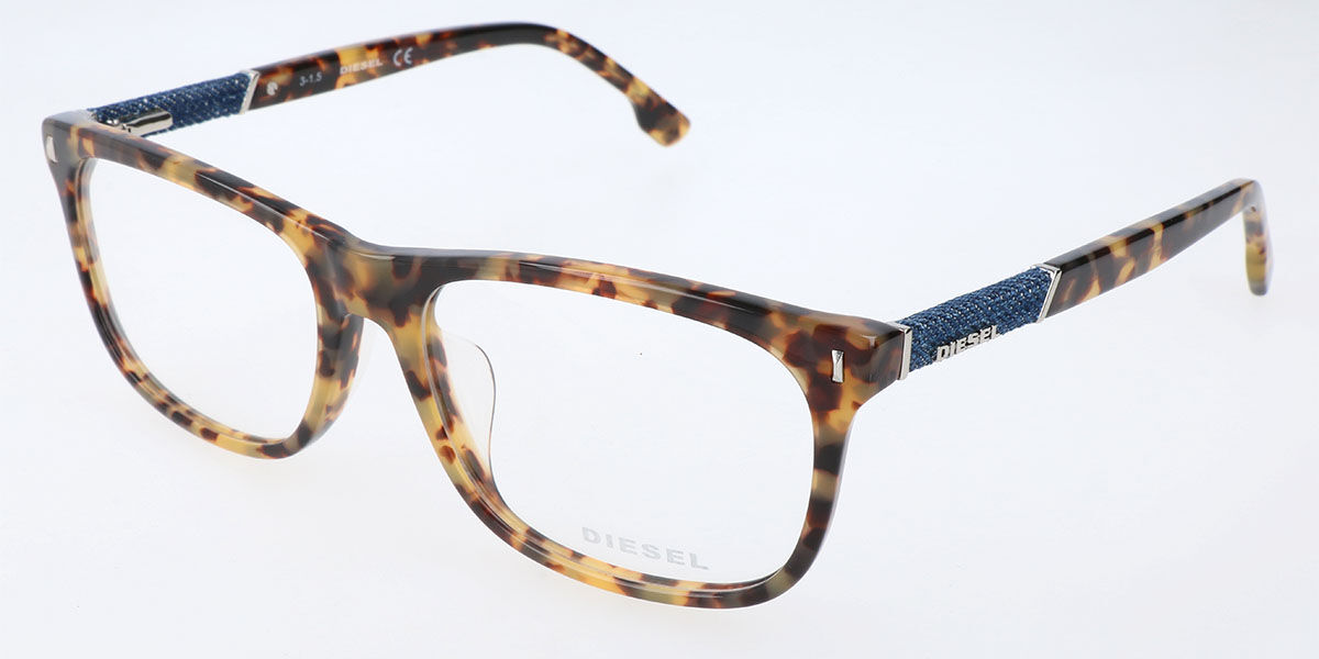 Image of Diesel DL5157F Formato Asiático 053 Óculos de Grau Tortoiseshell Masculino BRLPT