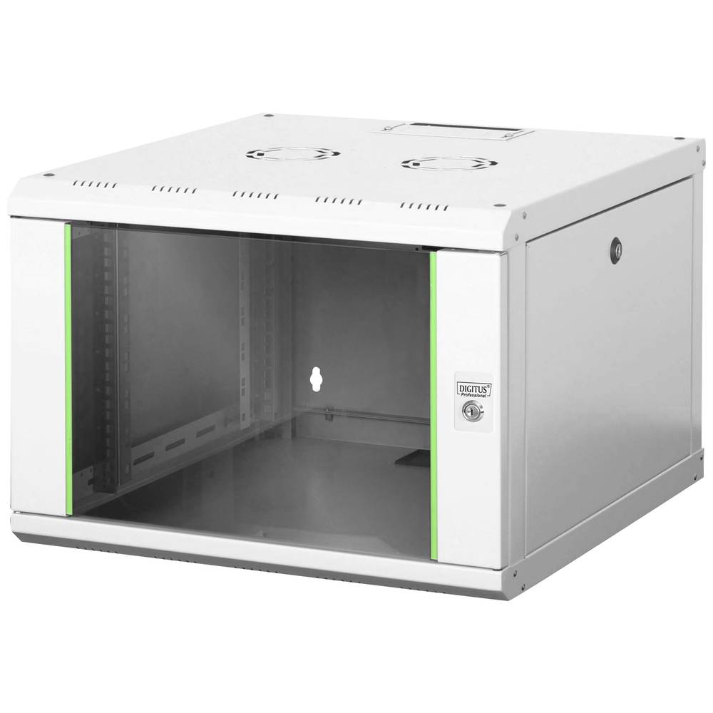 Image of Digitus DN-19 07U-6/6 19 wall cabinet (W x H x D) 600 x 420 x 600 mm 7 U Grey-white (RAL 7035)