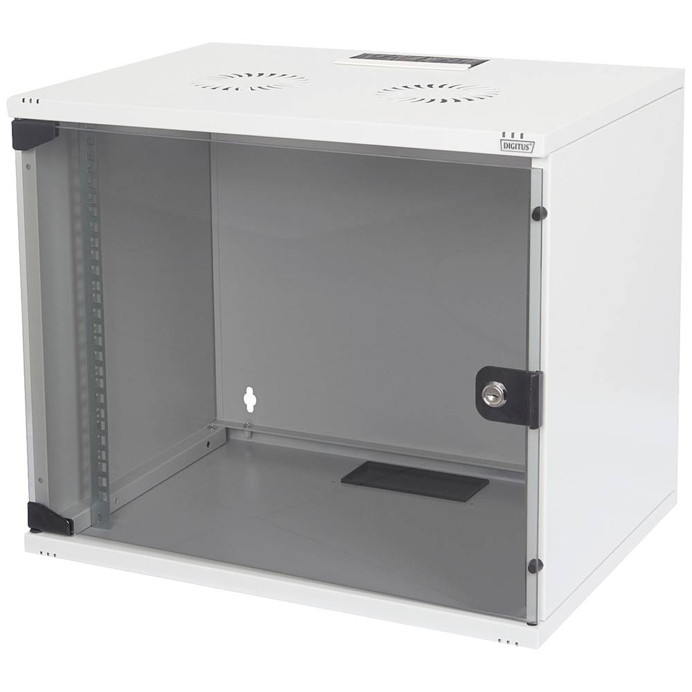 Image of Digitus DN-19 07U-S-1 19 wall cabinet (W x H x D) 520 x 360 x 400 mm 7 U Grey-white (RAL 7035)