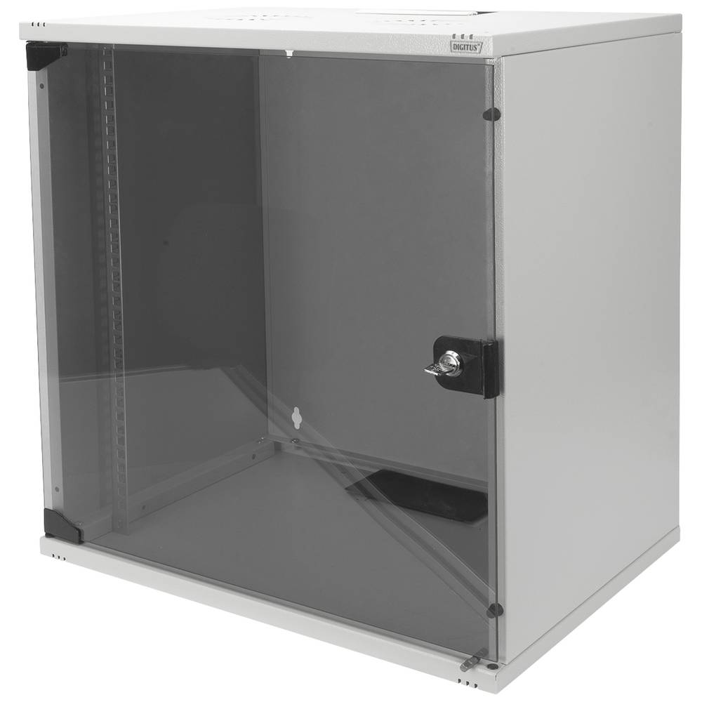 Image of Digitus DN-19 12-U-S-1 19 wall cabinet (W x H x D) 540 x 595 x 400 mm 12 U Grey-white (RAL 7035)