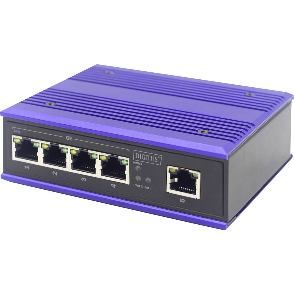 Image of Digitus DN-650106 Industrial Ethernet switch 8 ports 10 / 100 MBit/s