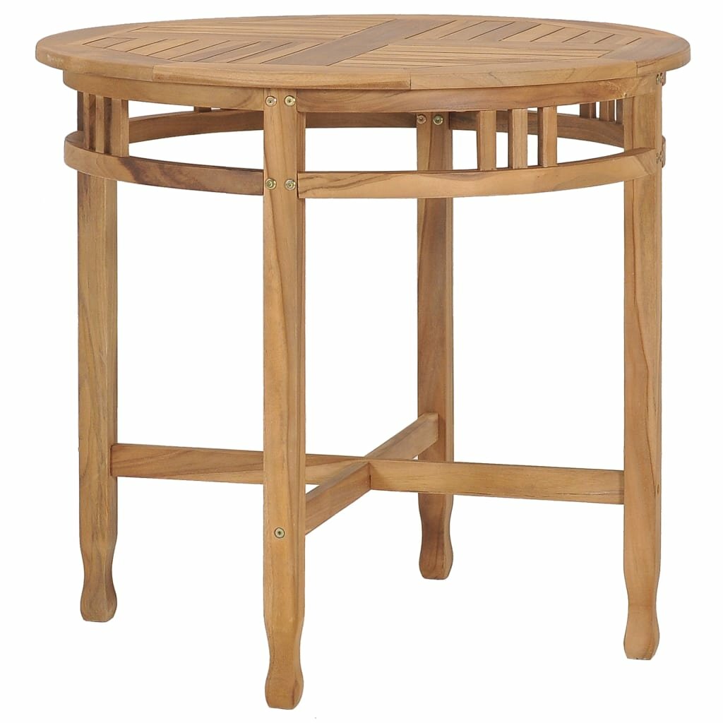 Image of Dining Table Ø 315" Solid Teak Wood