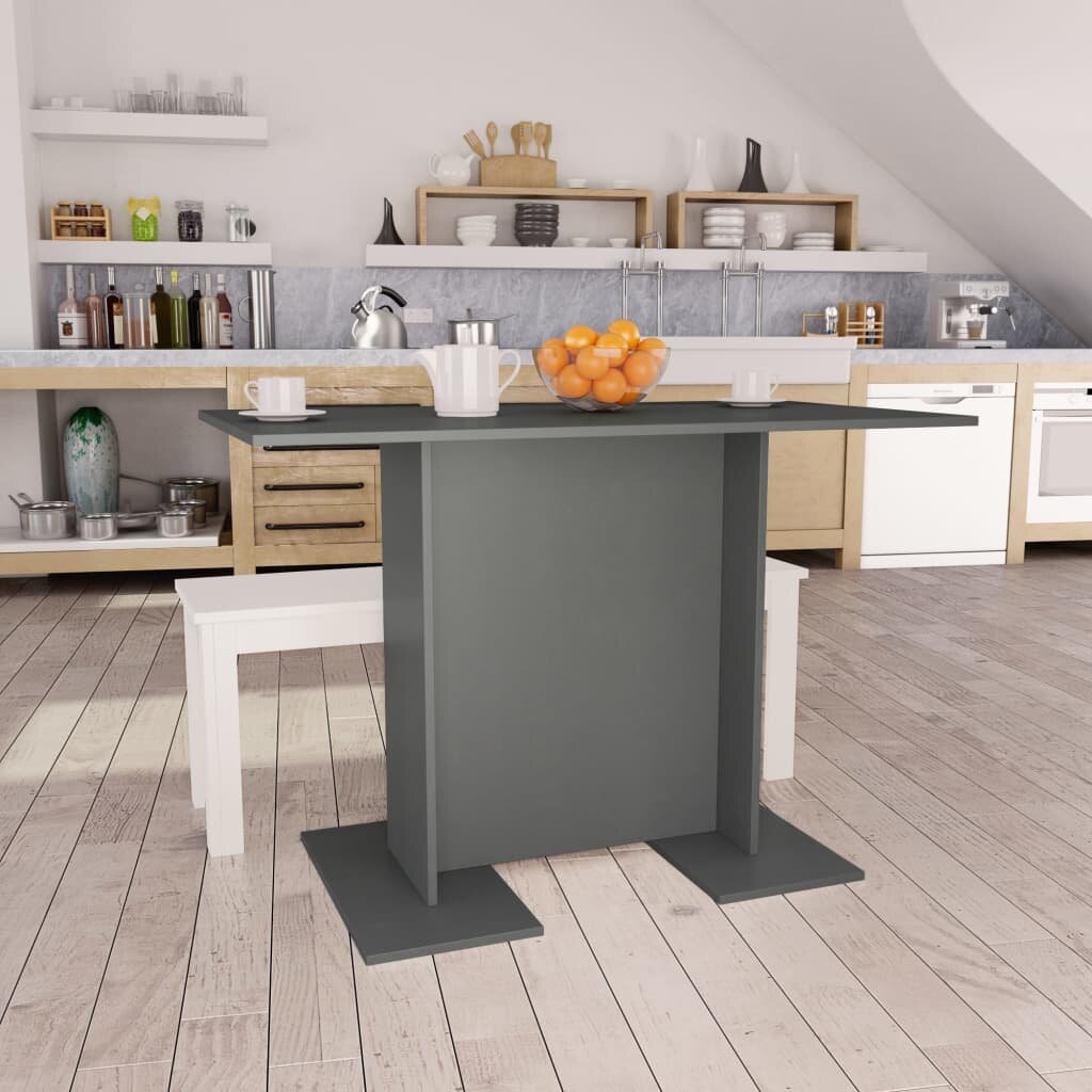 Image of Dining Table Grey 433"x236"x295" Chipboard