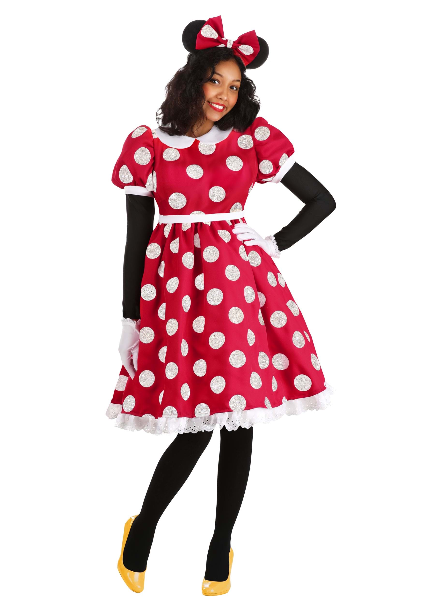 Image of Disney Deluxe Adult  Minnie Mouse Costume ID FUN3343AD-XS