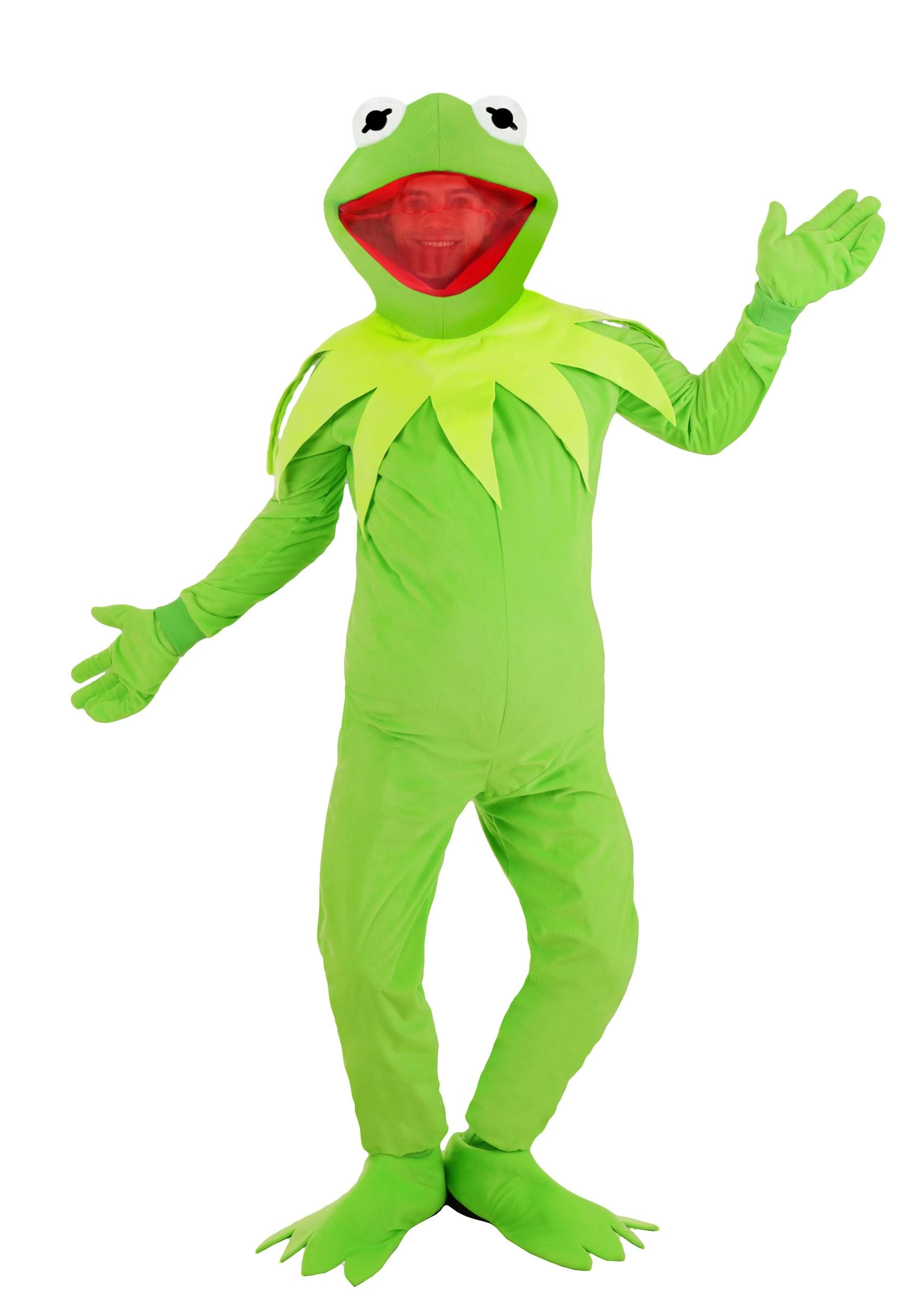 Image of Disney Kermit the Frog Adult Costume | Disney Costumes ID FUN4815AD-S