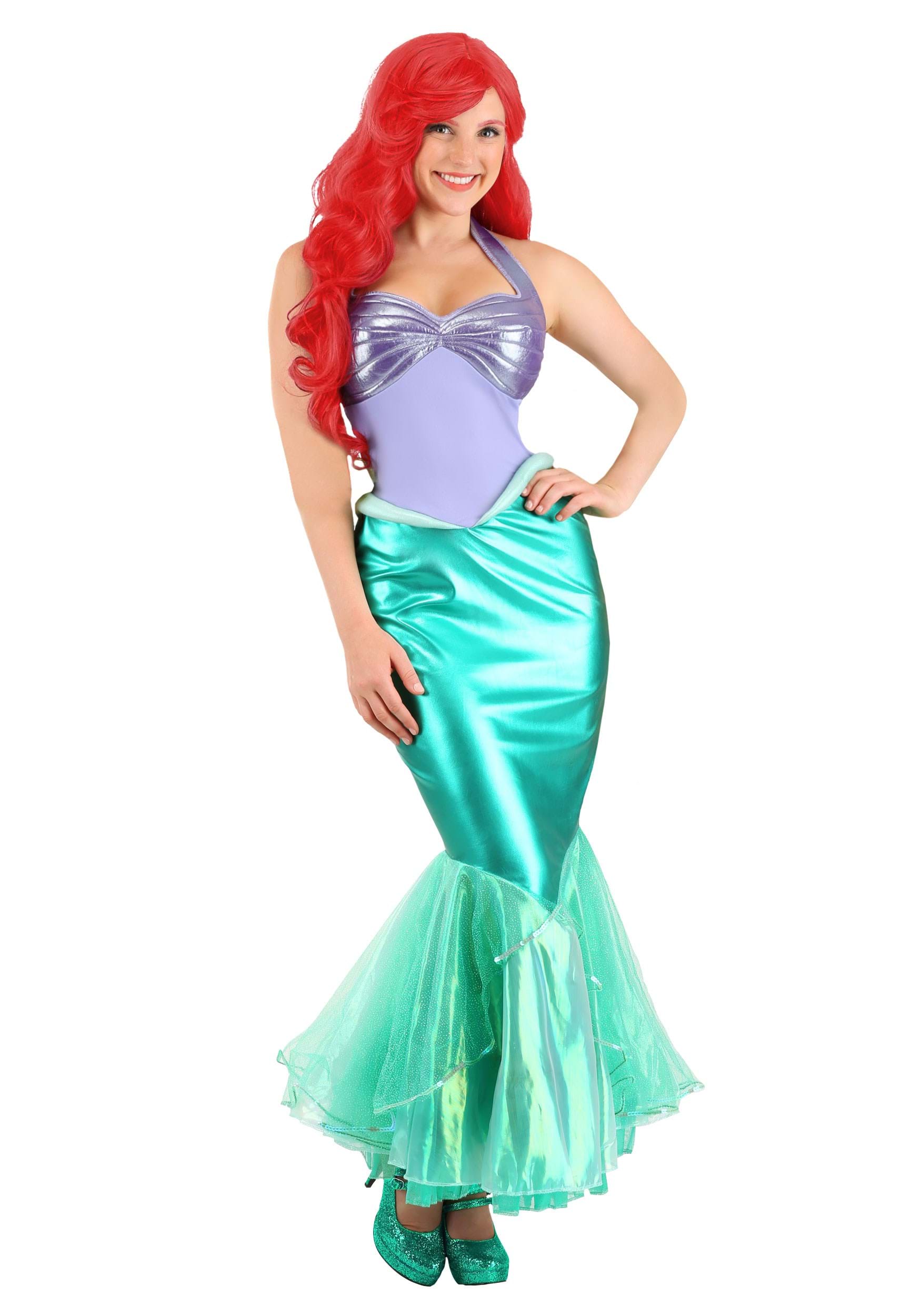 Image of Disney Little Mermaid Ariel Deluxe Costume for Women ID DI65534-S