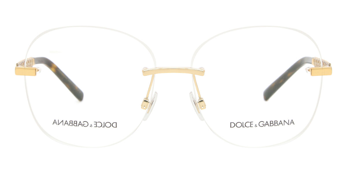 Image of Dolce & Gabbana DG1352 02 Óculos de Grau Dourados Feminino PRT