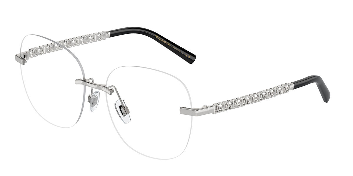Image of Dolce & Gabbana DG1352 05 Óculos de Grau Prata Feminino PRT