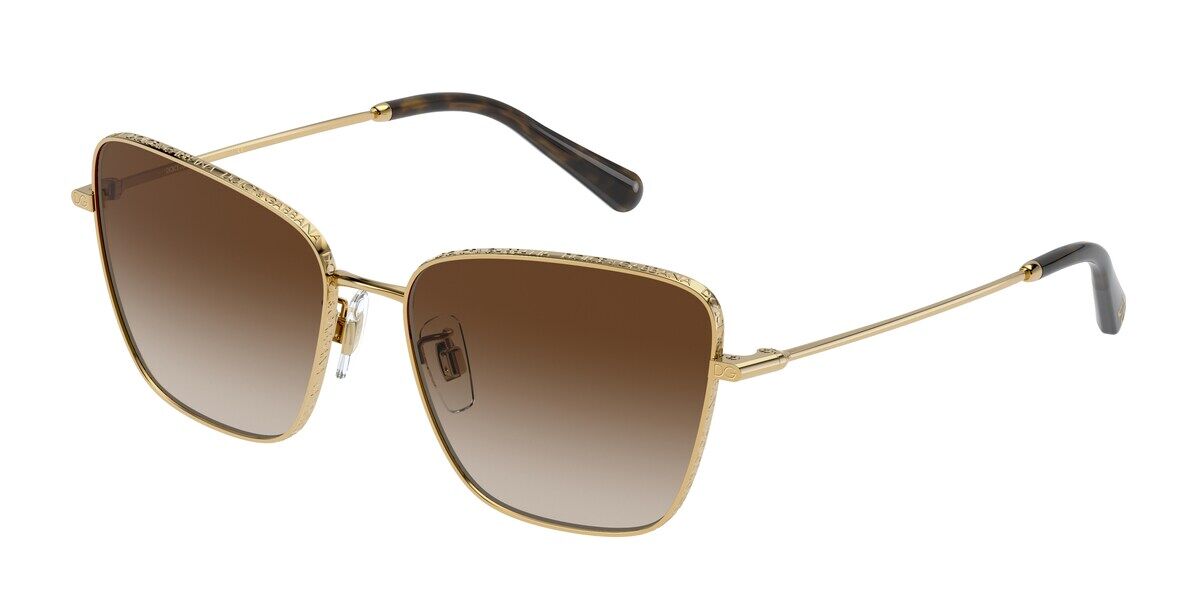 Image of Dolce & Gabbana DG2275 02/13 56 Lunettes De Soleil Femme Dorées FR