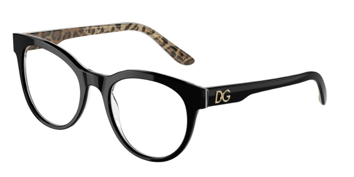 Image of Dolce & Gabbana DG3334 3299 Óculos de Grau Pretos Feminino PRT