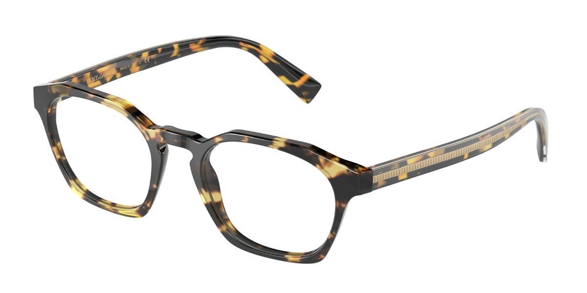 Image of Dolce & Gabbana DG3336 512 Óculos de Grau Amarelos Masculino PRT
