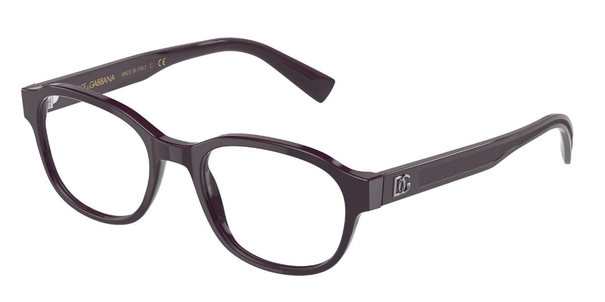 Image of Dolce & Gabbana DG3339 3332 51 Burgundy Męskie Okulary Korekcyjne PL