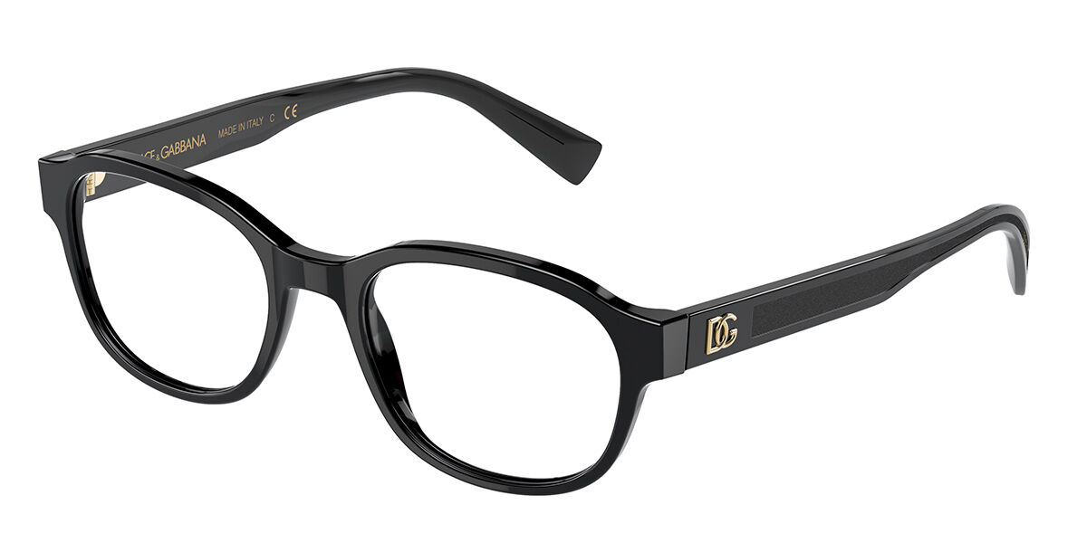 Image of Dolce & Gabbana DG3339F Asian Fit 501 Óculos de Grau Pretos Masculino PRT