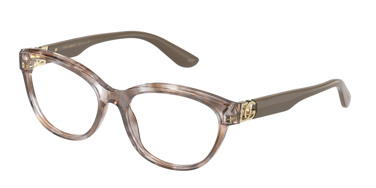 Image of Dolce & Gabbana DG3342F Asian Fit 3321 Óculos de Grau Transparentes Feminino PRT