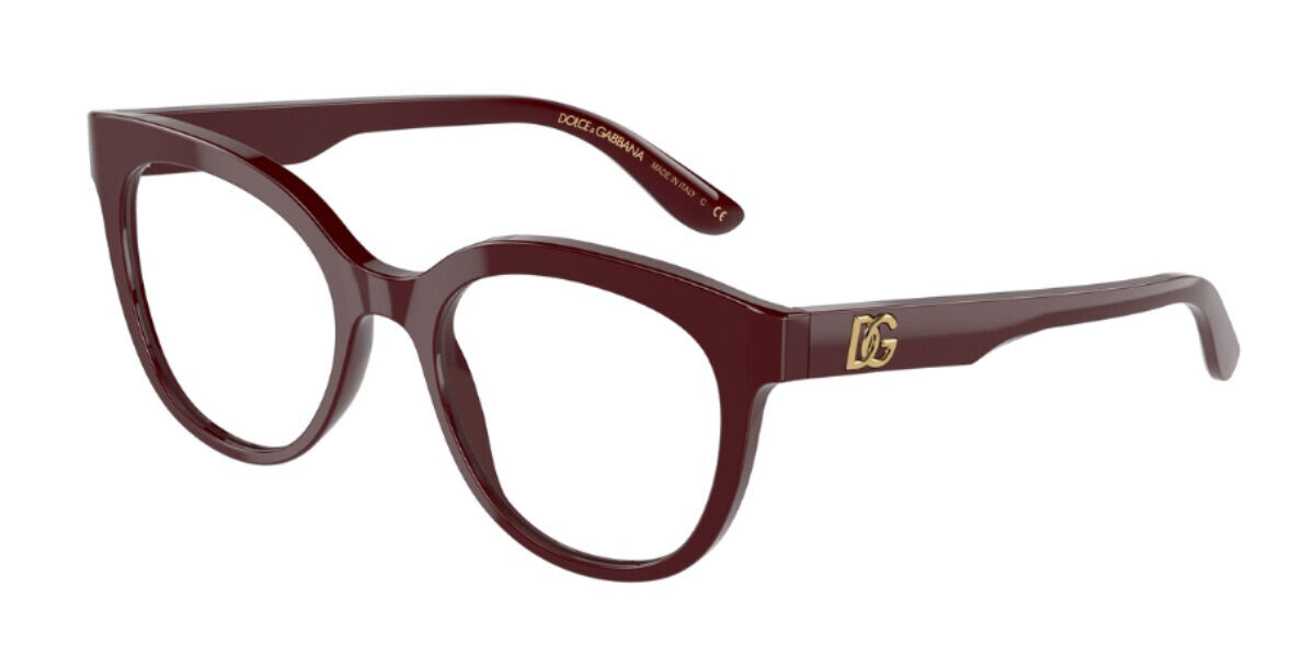 Image of Dolce & Gabbana DG3353 3091 Óculos de Grau Vermelhos Feminino BRLPT