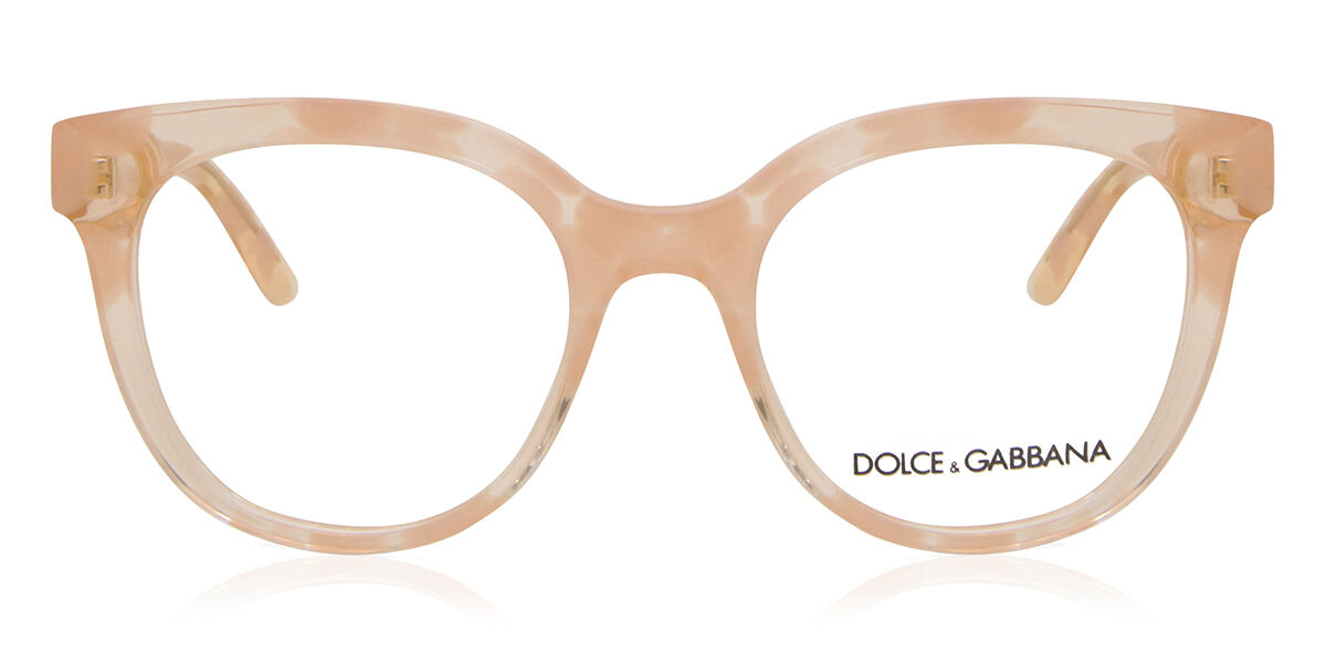 Image of Dolce & Gabbana DG3353 3347 49 Różowe Damskie Okulary Korekcyjne PL