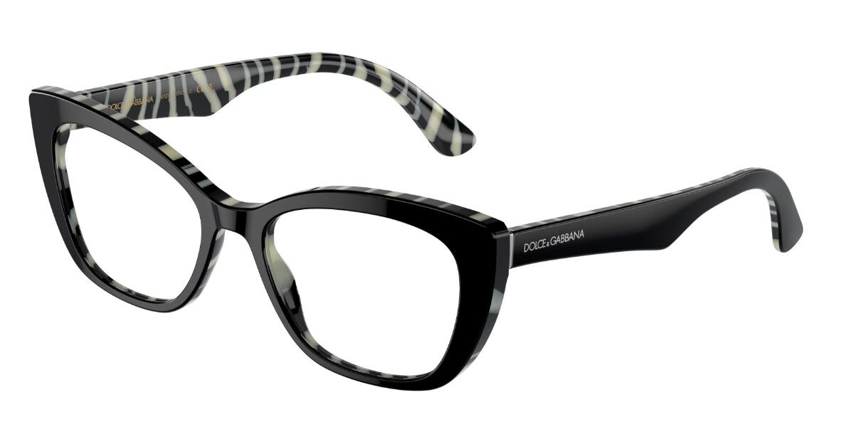 Image of Dolce & Gabbana DG3360 3372 54 Czarne Damskie Okulary Korekcyjne PL