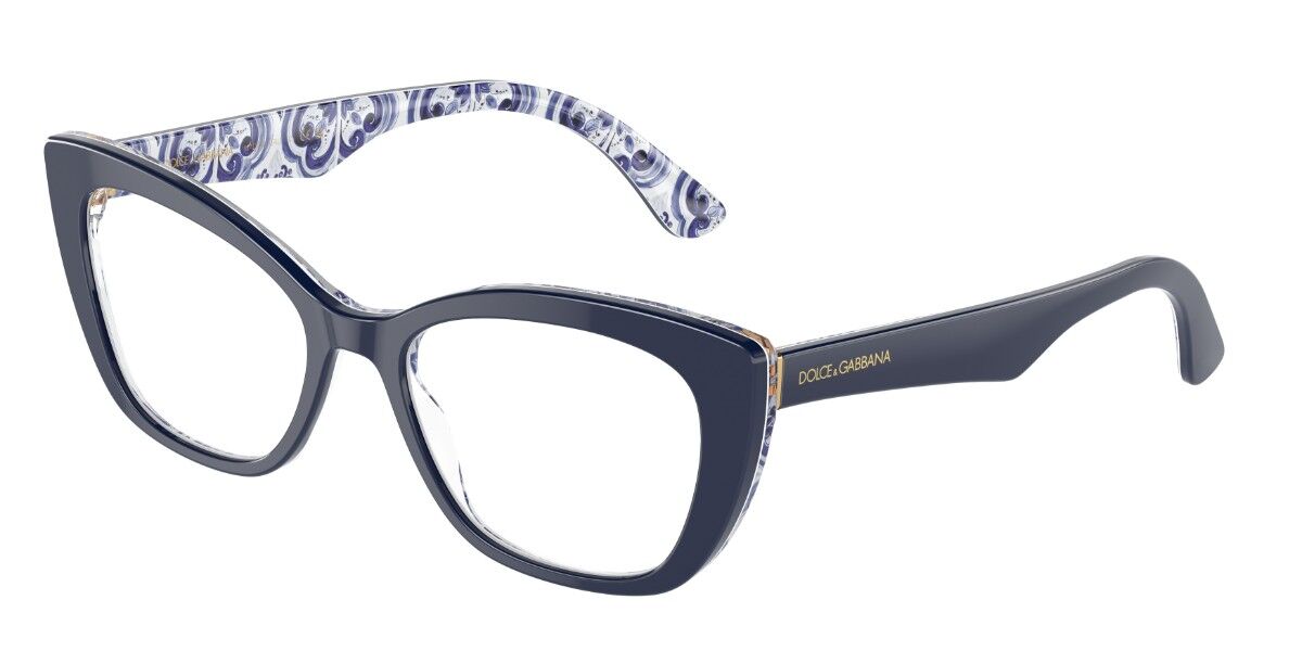 Image of Dolce & Gabbana DG3360 3414 Óculos de Grau Azuis Feminino BRLPT