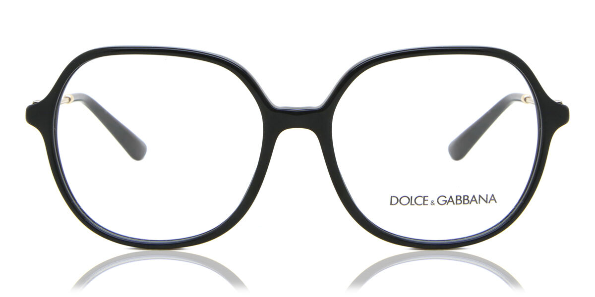 Image of Dolce & Gabbana DG3364 501 56 Czarne Damskie Okulary Korekcyjne PL