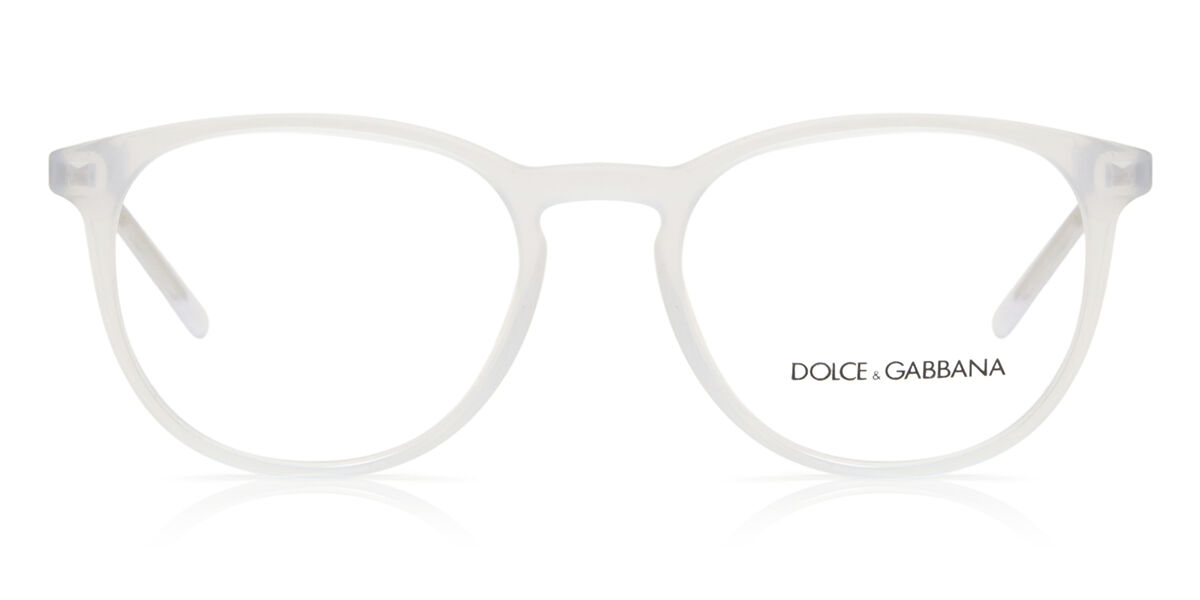 Image of Dolce & Gabbana DG3366 3420 54 Białe Męskie Okulary Korekcyjne PL