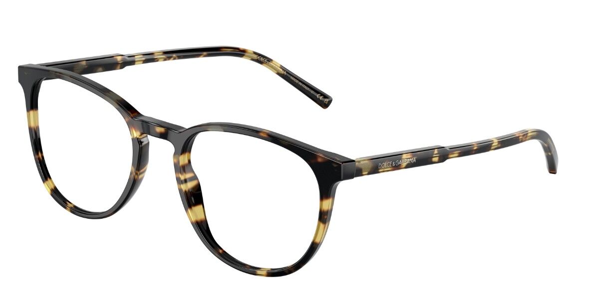 Image of Dolce & Gabbana DG3366F Asian Fit 512 Óculos de Grau Tortoiseshell Masculino PRT