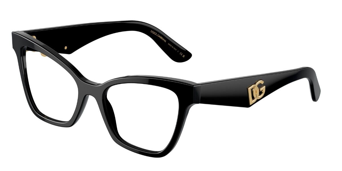 Image of Dolce & Gabbana DG3369 501 52 Czarne Damskie Okulary Korekcyjne PL