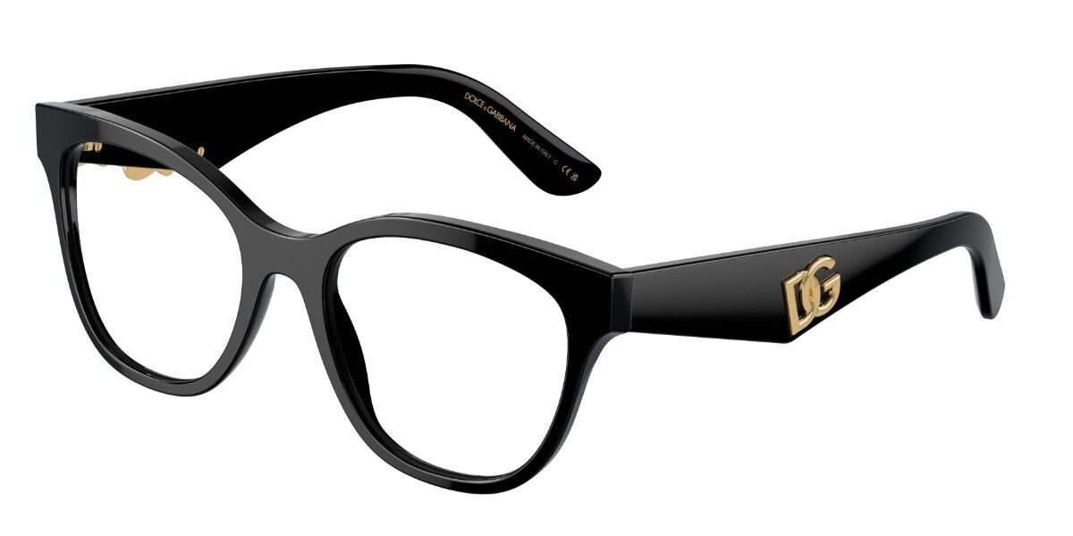 Image of Dolce & Gabbana DG3371 501 51 Czarne Damskie Okulary Korekcyjne PL