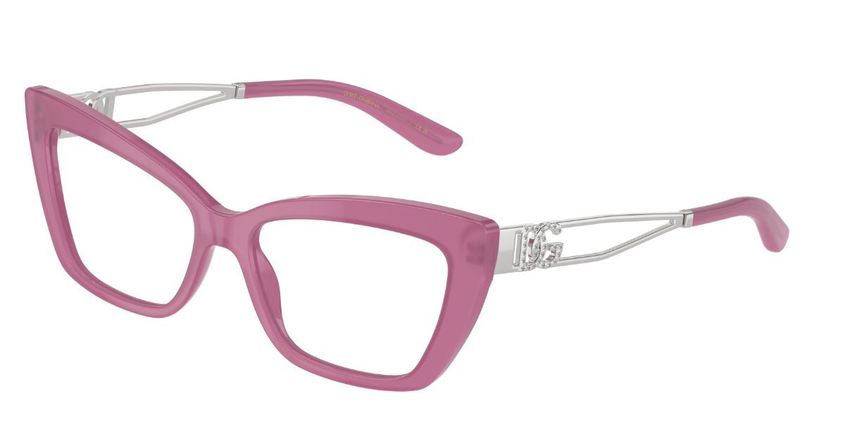 Image of Dolce & Gabbana DG3375B 2966 53 Rosa Glasögon (Endast Båge) Kvinna SEK