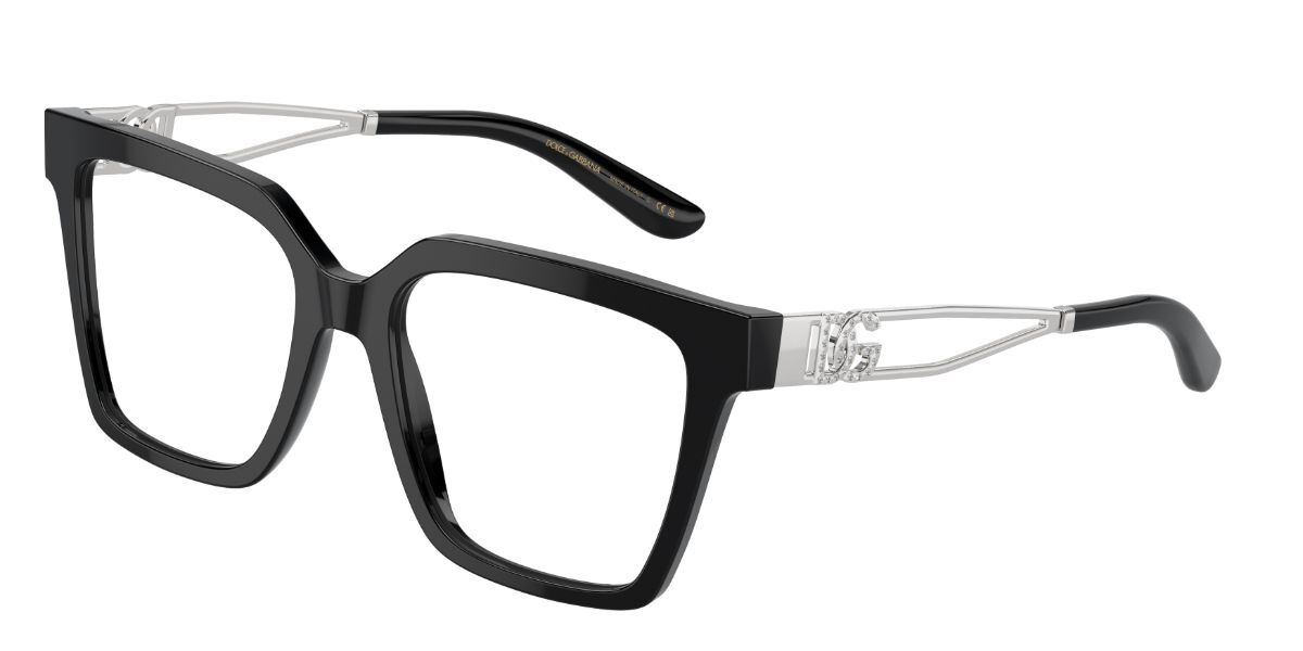 Image of Dolce & Gabbana DG3376B 501 53 Svarta Glasögon (Endast Båge) Kvinna SEK