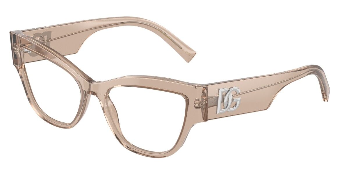 Image of Dolce & Gabbana DG3378 3432 Óculos de Grau Marrons Feminino BRLPT